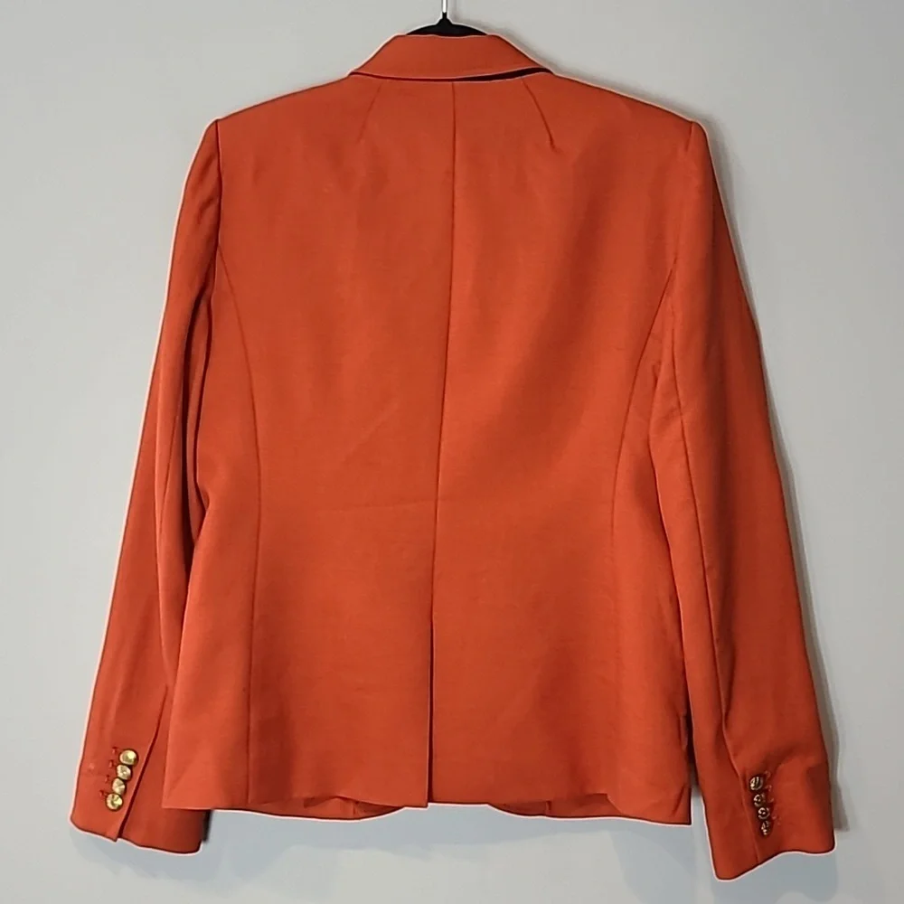 J. Crew Schoolboy Blazer in Burnt Orange Size 8 Comfy Luxury Preppy Academia - Picture 4 of 10